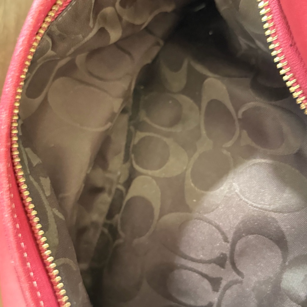 Coach Legacy Turnlock Double Pocket in Red Raspberry - Picture 15 of 15